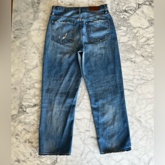 Madewell Distressed Dad Jean - Size 27 - Picture 3 of 10